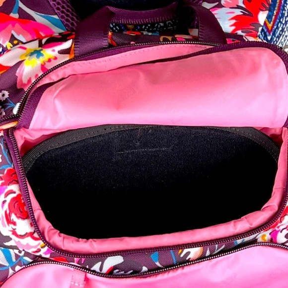 NWT Vera Bradley Lighten Up Journey Backpack - Indiana Blossoms - Picture 6 of 16